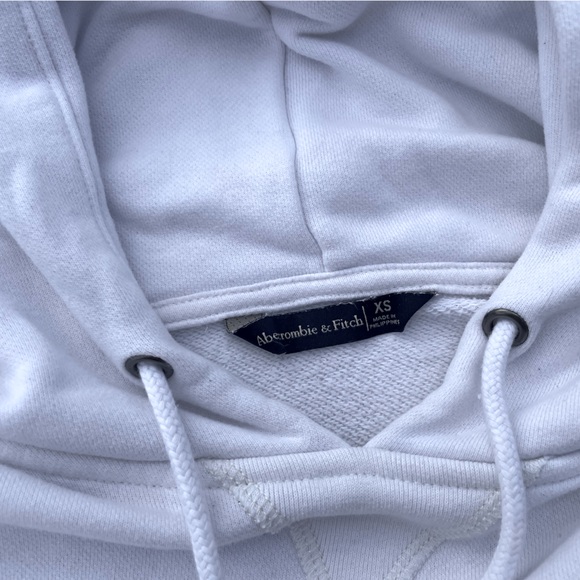 Abercrombie & Fitch Cropped Hoodie Sweatshirt XS - Picture 4 of 5
